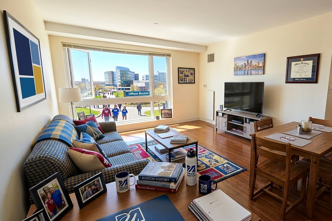 Living Room - ***2 Bed 2 Bath Luxury Bright Next to Campus.. Large Apartment..***