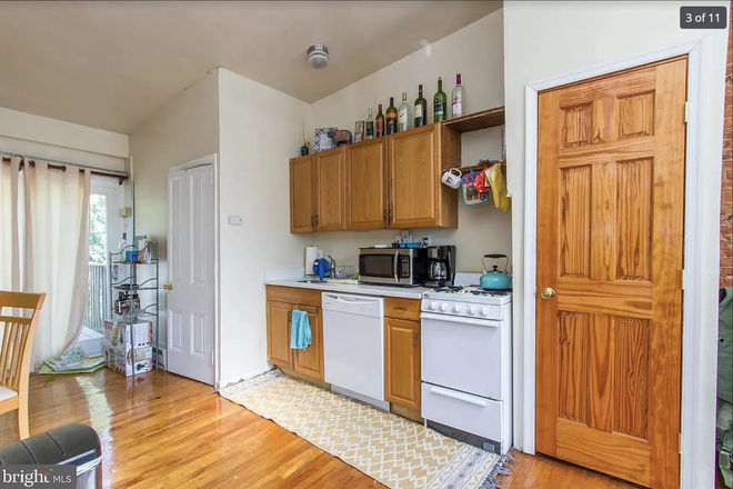 Kitchen Space - Studio Apartment with Large Balcony in Historic Powelton Village
