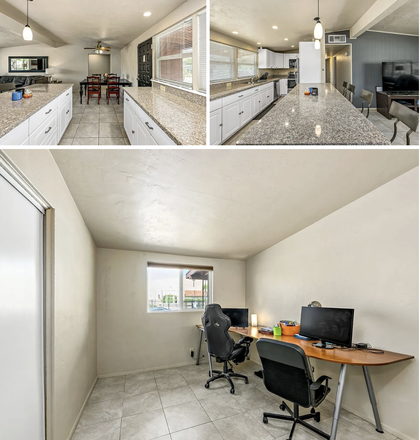 Office and Kitchen - Cute house for rent by UA