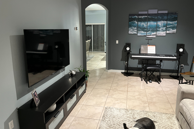 Living Room View #2 - Private Bedroom in Immaculate, Luxury Home.