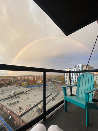 View from balcony - Campus Edge on Pierce Apartments