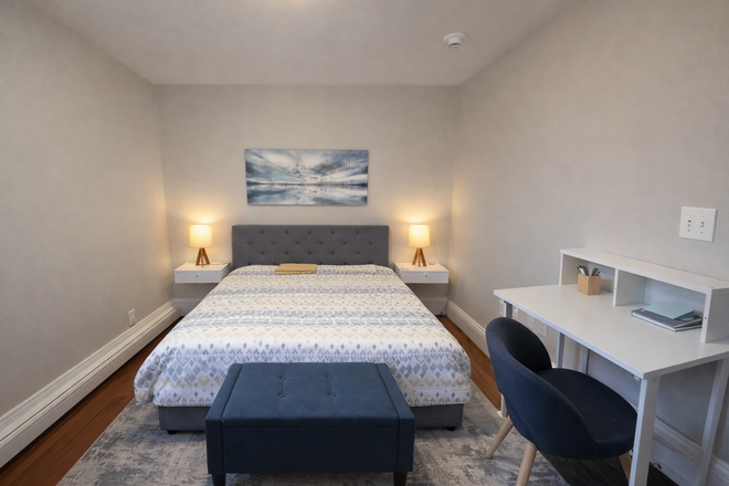 Bedroom #2 - Spacious and Fully Furnished Rooms for Rent – Steps to Red Line | 2 stops to JFK/UMass Condo