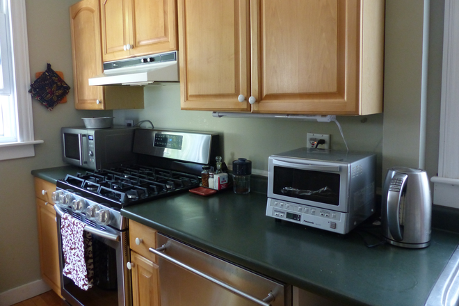Kitchen - 2br / 1ba furnished and renovated downstairs of house in Downtown Amherst, heat + hot water included