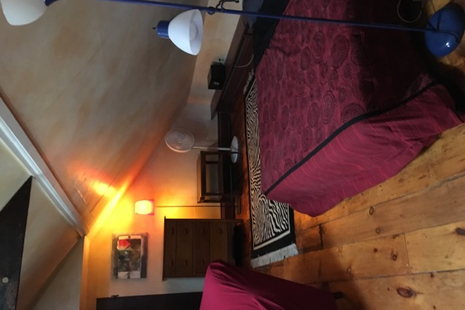 Bed area - Fully furnished studio in family home with private, alarmed entrance