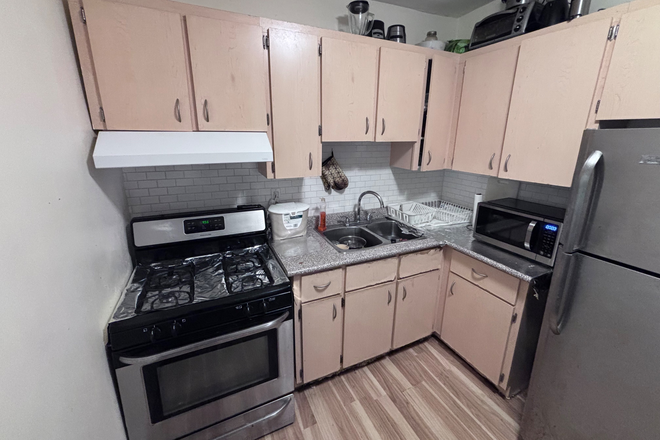 Kitchen - Private Room with Walk-Out Deck & Yard | Kensington Market, Victorian Student House | 10 Min to UofT