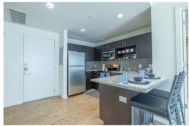 Kitchen - The Stack at Legacy Point Apartments