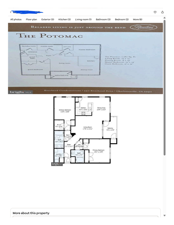 Layout of Condo - Riverbend Condominiums / Just Around the River