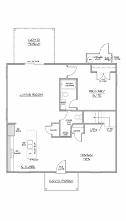 1st Floor Layout - Brand New Construction 5 Bedroom 5.5 Bathroom Home