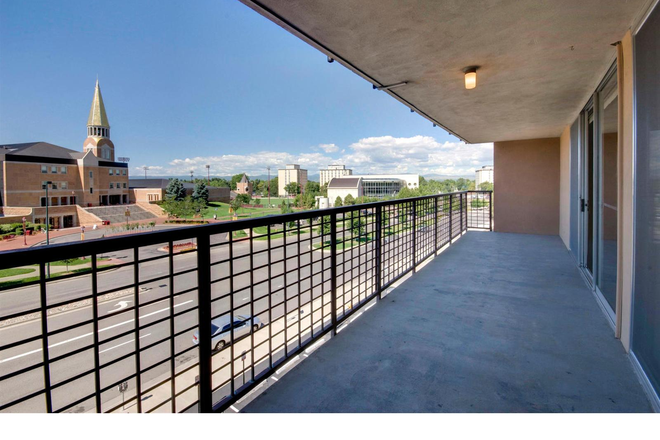 Directly across from the DU Ritchie Center and next to light rail. - FURNISHED 1 BD CONDO NXT TO  DU RICHIE  CTR/LIGHT RAIL