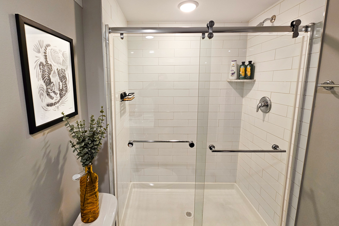 Modern Bathroom - The Canton Hideaway Townhome