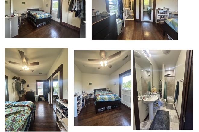 Bedroom - One room w/ private bath available!