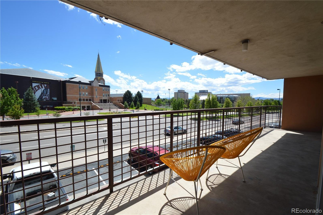 Large Patio Overlooks Ritchie Center - University Park Tower, Unit 202