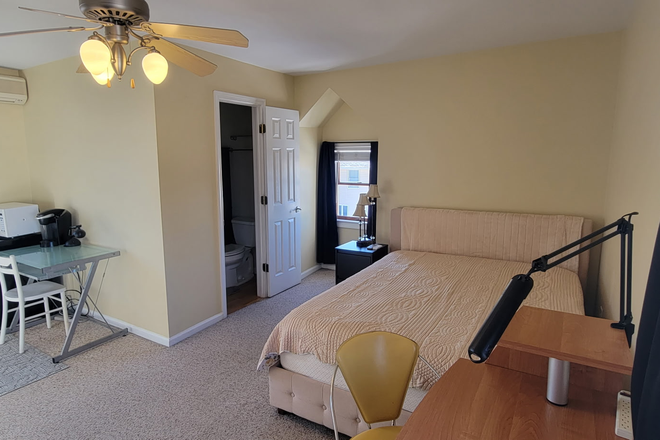 Room - Furnished room-Coolidge Ave-Lawrenceville House