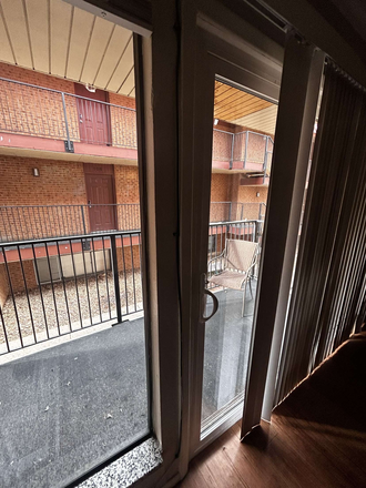 Balcony and view from the room - College Townhomes