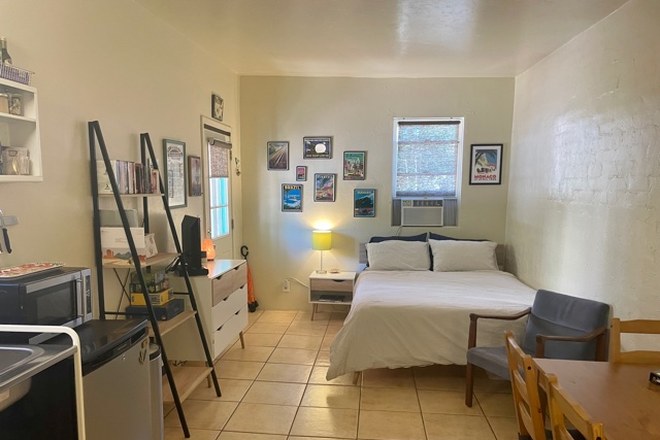 Entire room taken from bathroom door - Sunshine City Studio House