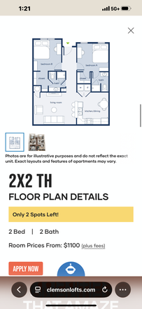 Blueprints Layout - Clemson Lofts