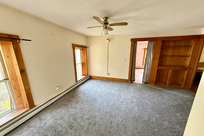 this pic is out of order, but is middle/dining room from kitchen entry - 2d floor unfurnished apt/3.5 miles from VLGS