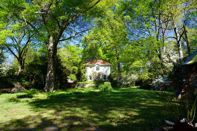 view of carriage house from main house - Druid Hills Carriage House