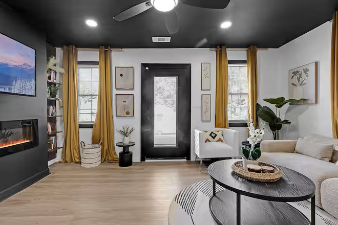 Living Room - Zoe's Hideout (Fully Furnished w/ washer & dryer in unit and driveway parking) Duplex