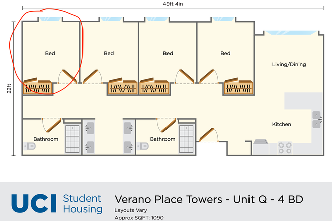 floor plan - Verano Tower