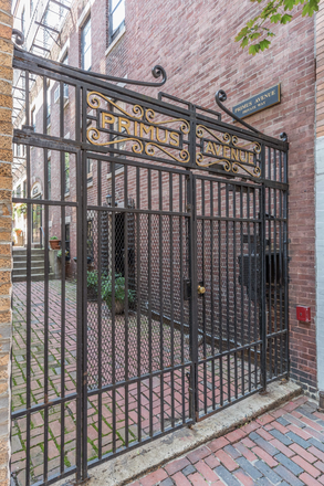 Front Entrance with DoorBird Security System - Sunlit one bedroom just 3 blocks from MGH & steps away from Charles St on Beacon Hill
