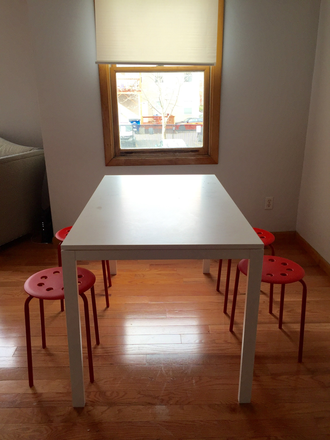 Eating Area - Short & Long Term Apartments for Rent in the Heart of Allston!