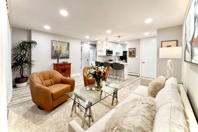 living room (staged photo, does not come furnished) - 1700 17th ST (2BR/ 1BA)