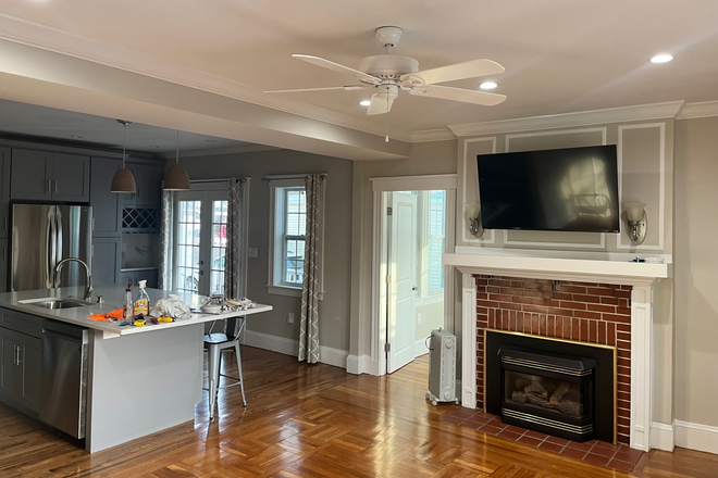 Call NOW for showings! 617-236-8600 - MANET RD - *9/1/2026* HUGE NEW LUXURY RENO 4 OR 5BR W/ IN UNIT W/D, 2 PRKNG, 3 BATH, BSMNT RM W/ BAR