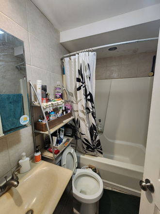 Bathroom - Furnished room in 3b1b.10 min walk from NEU. Subletting May-Aug and lease transfer avail sep onward