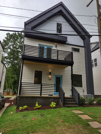 Front - Modern new construction Duplex in Downtown Raleigh, 3 beds 4 baths.   Ready to move in.