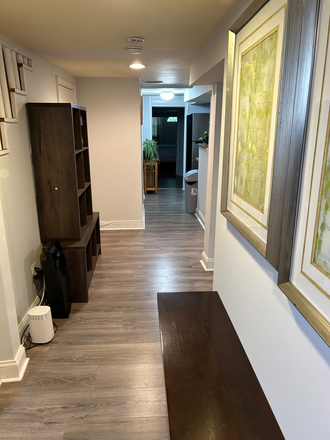 Basement Unit Hallway - Cozy Comfort Basement Apartment, 9th St. NW Close to HU Campus