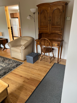 Main Entry computer desk, swivel chair - Avail. Sept 1,2026  (possibly sooner) Furnished 2 Room Apt 2nd Floor
