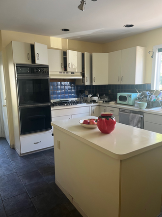 huge kitchen with island, two ovens, air fryer, microwave, and two fridges - Room in 45 Upland House, close to campus, huge space