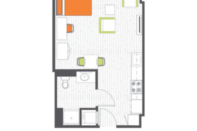Floor plan drawing - The View at Montgomery Apartments
