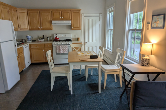 Kitchen - Summer: Furnished 2BR apt for PU Faculty/Staff only-Edwards Place-Princeton