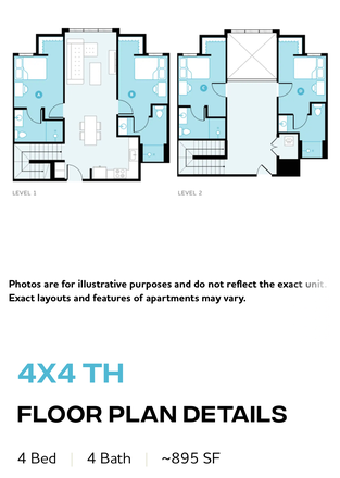 Bedroom, kitchen, street view - 4 person duplex Duplex