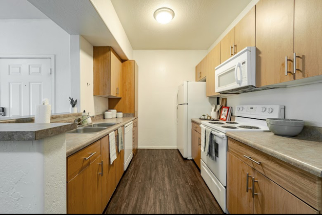 Kitchen - Private Bed + Bath Near NAU — 2 Months Free — Aug 1 Apartments