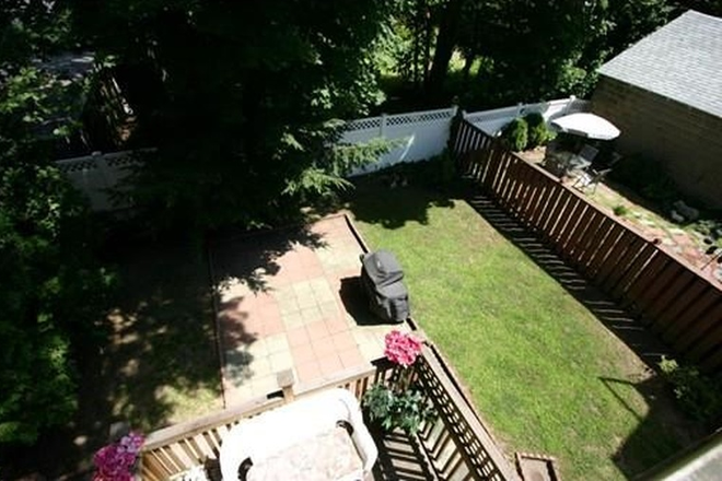 Back yard - 10 Greenleaf Ave - 3 BD & 4 BD Apts. No Fee