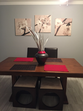 Dining area - ROOMATE NEEDED (male)!!  FURNISHED condo - 2 bdr/2 bath, newly renovated