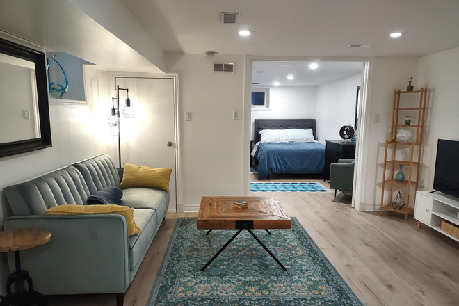 Unit Interior 2 - Furnished 1-Bedroom Basement Apartment, Bloor/ Dufferin near subway