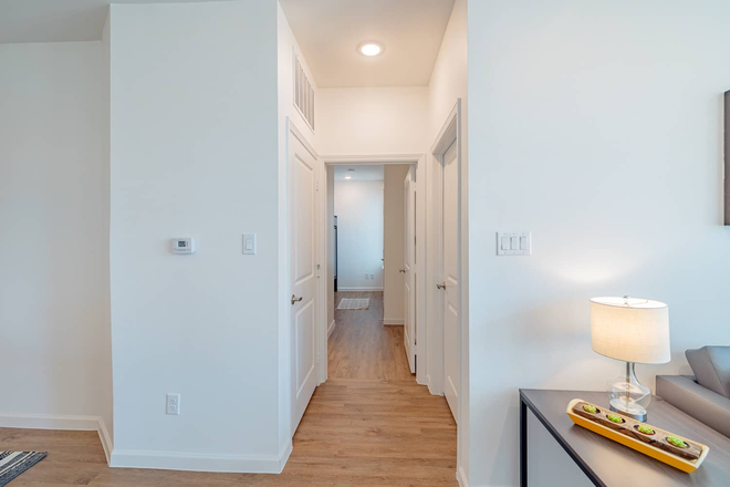Hallway - The Nest on Dryden Apartments