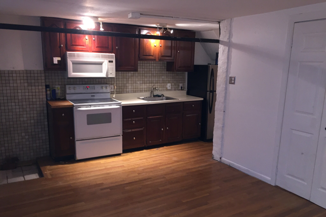 kitchen - Very spacious one bedroom/one bathroom apartment on Parker Street! Avail. 9/1/24!!