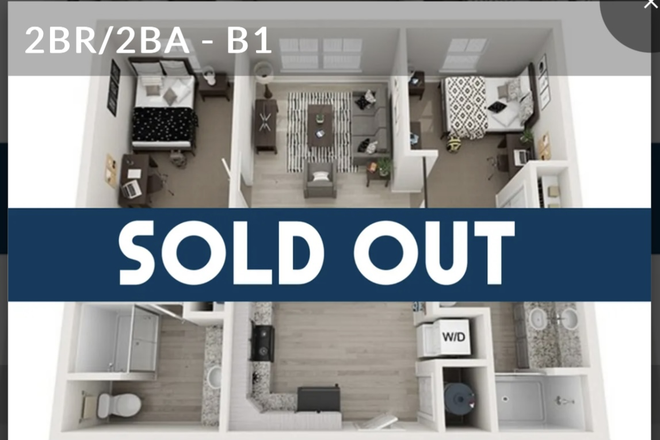 Floor Plan - Riverswalk Apartments 2bd/2ba