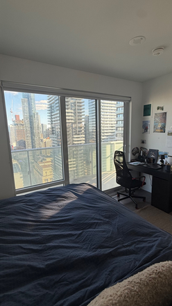 Bedroom - view from bed - Furnished Bedroom with Private Balcony in Spacious 3-Bedroom, 2-Bath Shared Apartment