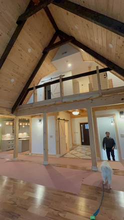 Great room with balcony - The Lake House