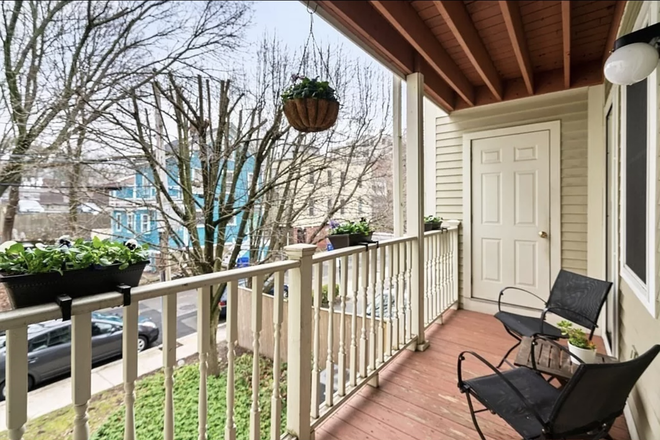 deck - Private Room Near Brookline Hills T – Safe, Clean, and Convenient Condo