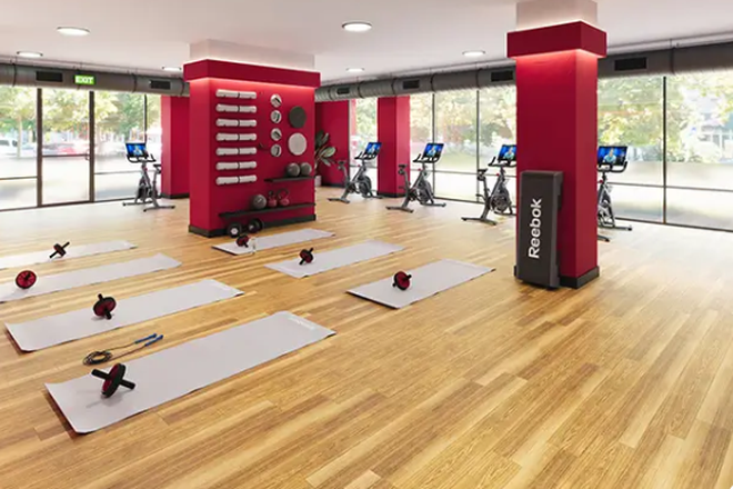 Community gym - The Academy At Frisco Apartments