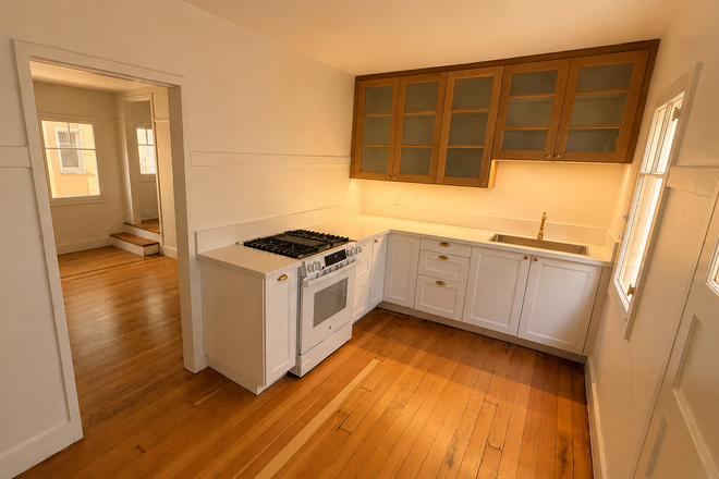 Nicely lit Kitchen - The Valencia Old Towne (Leased by the Room or Unit, Multiple units Available) Apartments