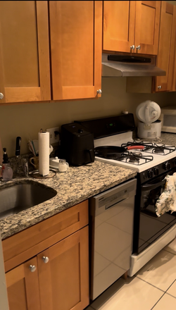 kitchen - Furnished Allston Summer Sublet | Late May–August | $1,445 (Negotiable) | Steps to Harvard Ave Apartments