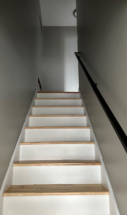 Stairs to bedrooms - Modern, Newly Renovated 3-Bedroom Student Units – Prime Location